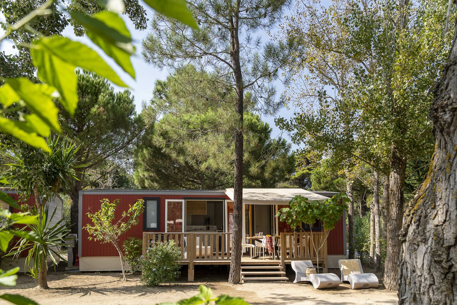 Location - Cottage New 32 M² 3 Ch - 6Pers. - Clim **** - Camping Sandaya Les Jardins de Privas