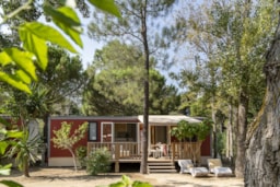 Alojamiento - Cottage New 32 M² 3 Bedrooms - 6 Pers. - Airco **** - Camping Sandaya Les Jardins de Privas