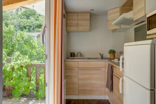 Location - Cottage 1 Chambre ** - image n°4 - Camping Sandaya Les Jardins de Privas