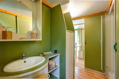 Location - Chalet Garance 2 Chambres  ** - image n°8 - Camping Sandaya Les Jardins de Privas