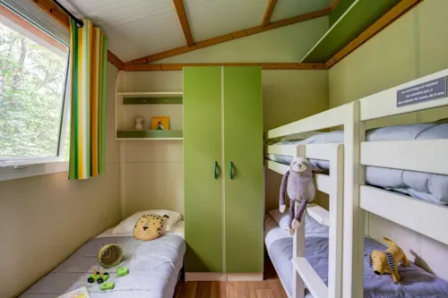 Location - Chalet Garance 2 Chambres  ** - image n°7 - Camping Sandaya Les Jardins de Privas