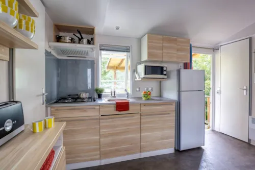 Location - Cottage Chataigne 3 Chambres *** - image n°4 - Camping Sandaya Les Jardins de Privas