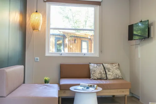 Huuraccommodatie(s) - Cottage Mézenc 3 Slaapkamers **** - image n°4 - Camping Sandaya Les Jardins de Privas