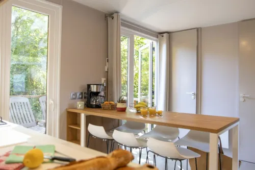 Huuraccommodatie(s) - Cottage Mézenc 3 Slaapkamers **** - image n°3 - Camping Sandaya Les Jardins de Privas