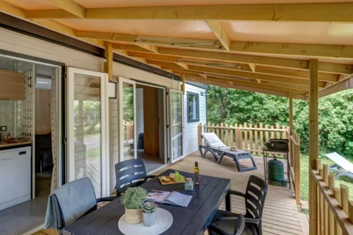 Location - Cottage Genêt 3 Chambres **** - image n°3 - Camping Sandaya Les Jardins de Privas