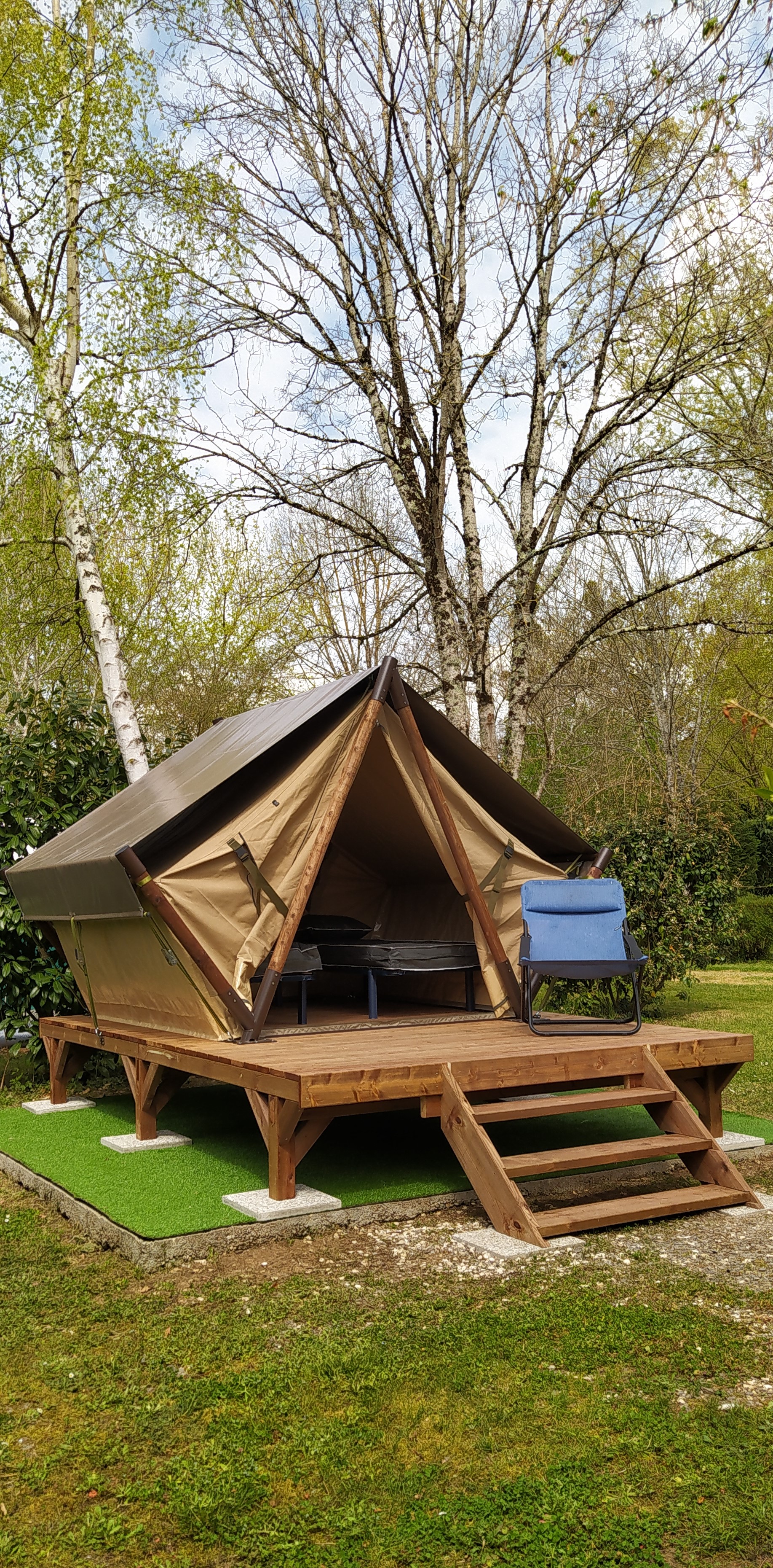 Location - Tente Lodge - Camping L'Oasis du Berry