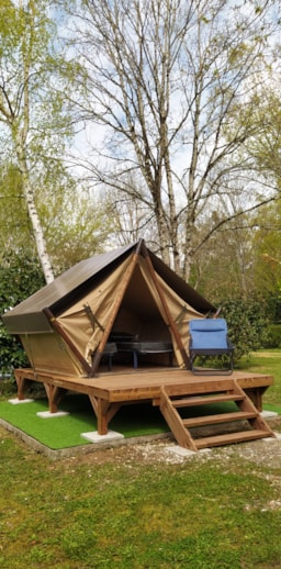 Location - Tente Lodge - Camping L'Oasis du Berry