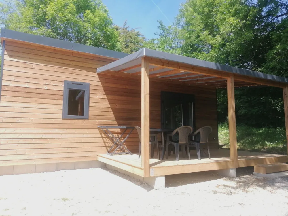 Location - Chalet Prestige 6 Personnes - Camping L'Oasis du Berry