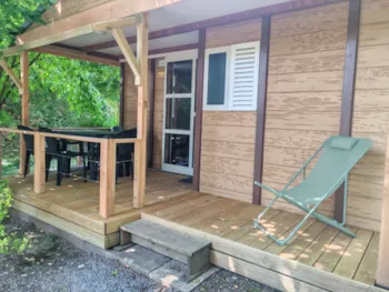 Mietunterkunft - Chalet Premium - Camping L'Oasis du Berry