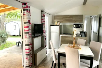 Mietunterkunft - Cottage Génoa Premium / D - Camping Club MS Les Brunelles