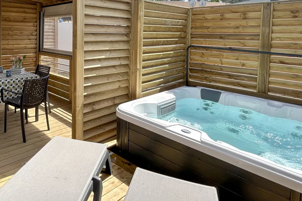 Location - Otello Sabia Signature & Spa - Quartier Piéton / D - Camping Club Les Brunelles - MS Vacances 