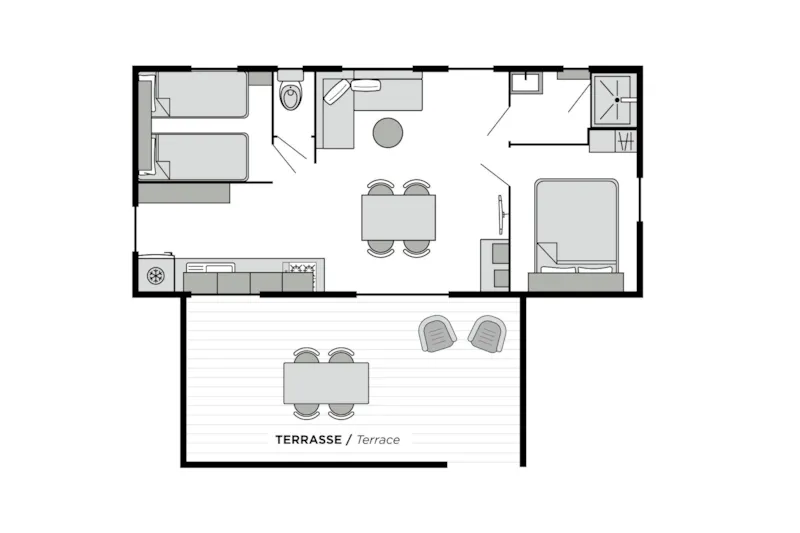 Cottage Bahia Confort Climatisé / S