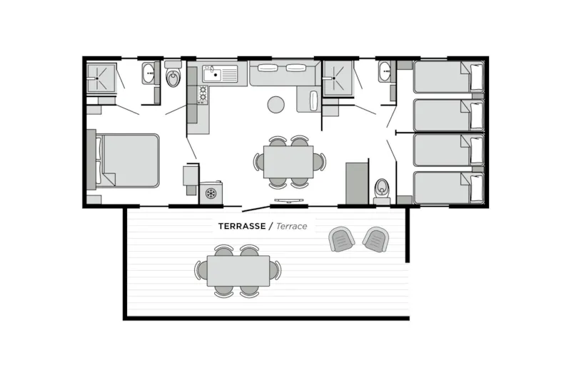 Cottage Toscane Confort Climatisé / D