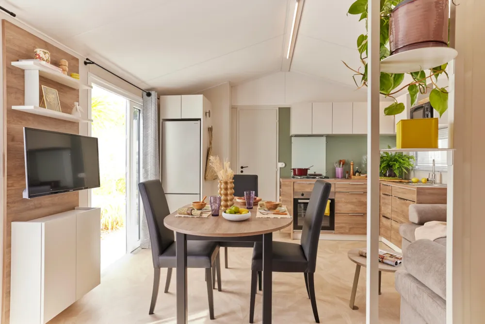 Location - Cottage Santa Fé Premium - Quartier Piéton / D - Camping Club Les Brunelles - MS Vacances 