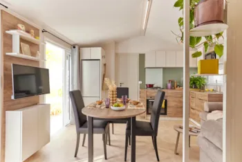 Mietunterkunft - Cottage Santa Fé Premium - Fußgangerzone / D - Camping Club Les Brunelles - MS Vacances 