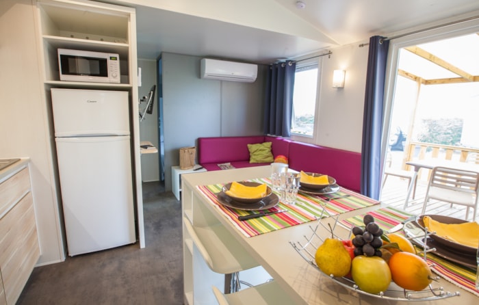 Mobil-Home Famille Clim 6 Personnes - 34 M² - 3 Chambres