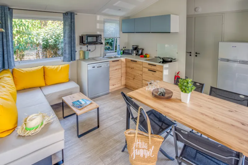 Mobile-Home Famille Clim - 34M2 - 3 Chambres
