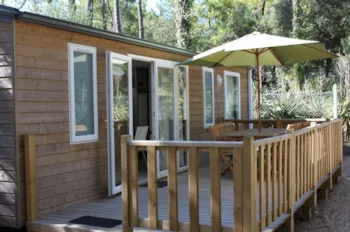 Mietunterkunft - Cottage Confort 33M² - 3 Schlafzimmer  -  1 Badezimmer - Camping Sandaya Interlude