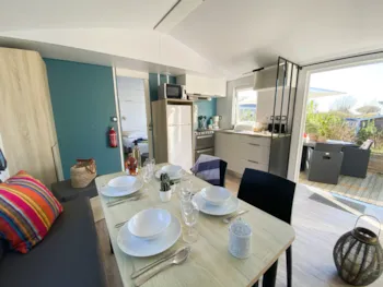 Mietunterkunft - Sunêlia Luxe 32M² - 2 Schlafzimmer  - 2 Badezimmer Oder 1 Schlafzimmer - 1 Badezimmer (Duo Offer) - Camping Sandaya Interlude