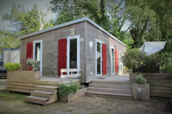 Mietunterkunft - S / Sunêlia Luxe Cosy 4 Pers. 2 Schlafz. Ss Zonee - Camping Sandaya Interlude
