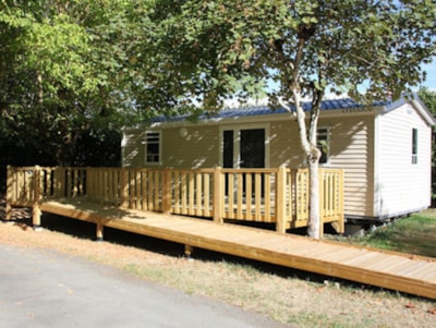 Mobile Home DUO - 2 bedrooms - air -conditioning - adapted to the people with reduced mobility (PRM)