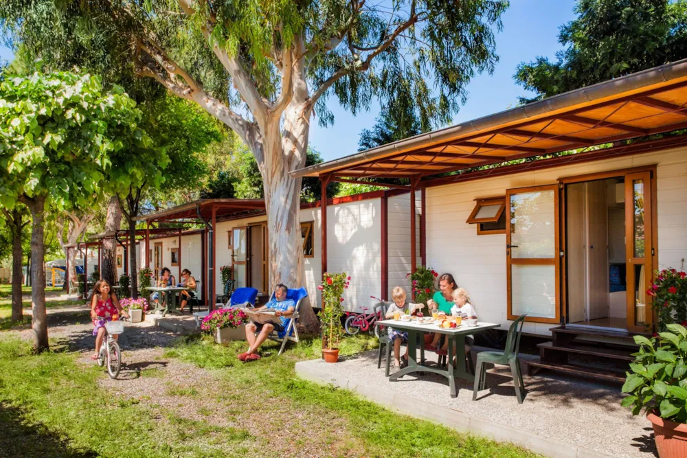 Mietunterkunft - Mobilheim Family - Bungalow Camping Baciccia