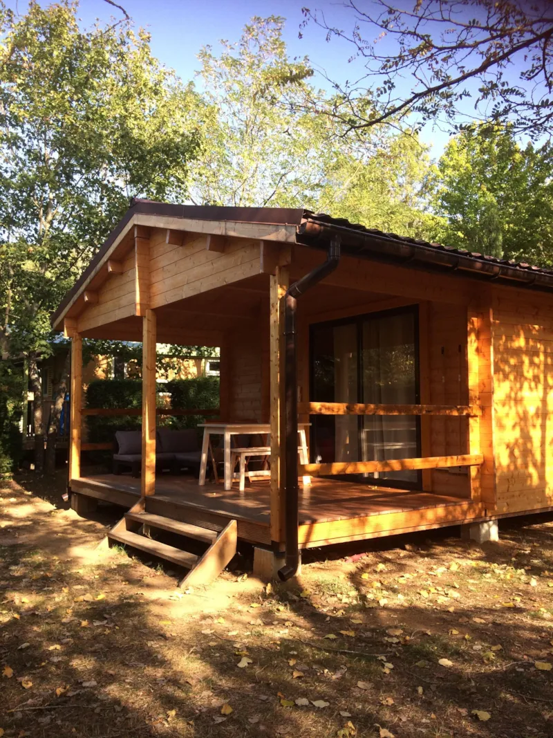 Chalet Privilège Green Cottage - 2 Ch - Tv - 25 M² - Confort + Terrasse Couverte 15M²