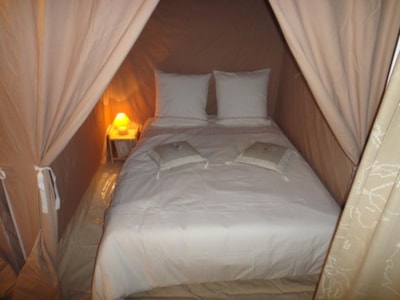 Lodge Insolite Nature VIVARAIS along the river without sanitary - 2 bedrooms - 25 m² + 15m² terrace