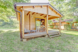 Alojamiento - Chalet Green Cottage 2 Habitaciones - Camping l' OASIS Sites et Paysages