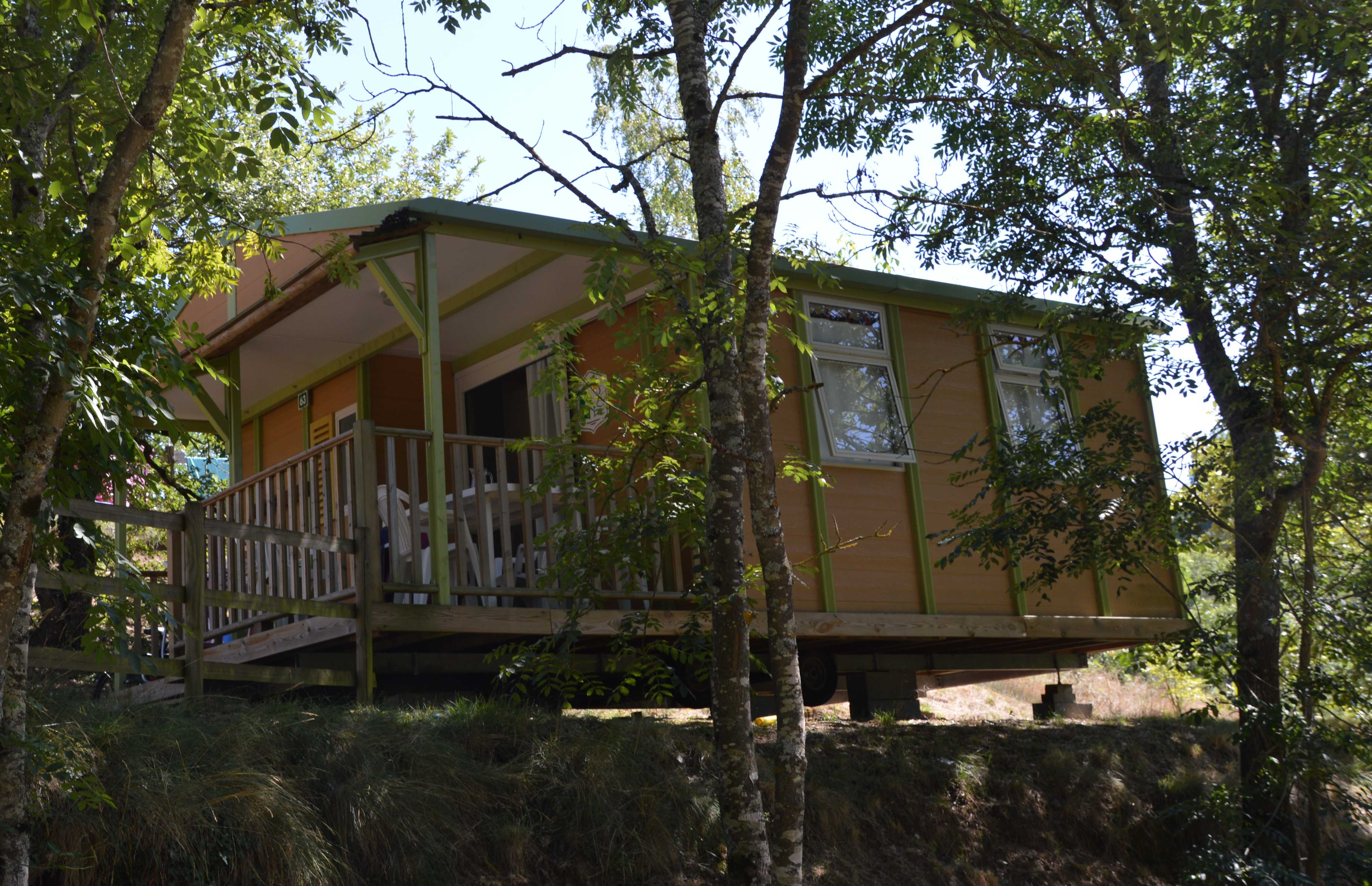 Location - Chalet Confort Acacia 2 Chambres Proche Piscine - Camping Sites et Paysages L'Oasis