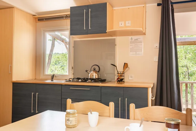 Mobile-Home Confort Titania - 2 Ch, 25 M² + 10M² Terrasse Couverte