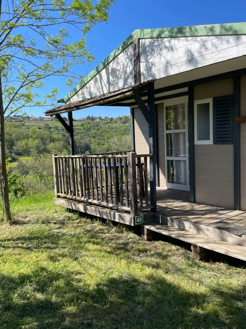 Chalet Confort Acacia -  2 Ch - 25 M² + 10 M² Terrasse Couverte