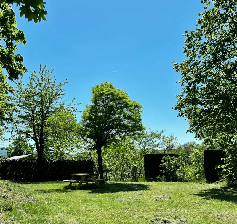 Emplacement Privilège Xxl (150 -200M²) Avec Table De Pique Nique