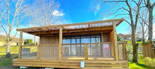 Accommodation - Chalet Privilege Marsanne - 3 Bedrooms - Tv - 35M², Covered Terrace Of 17M² - image n°1 - Ushuaïa Villages - Camping l'Oasis *****