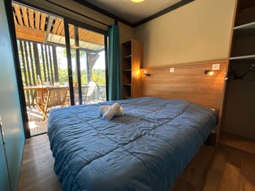 Accommodation - Chalet Privilege Grand Panoramic - 3 Bedrooms - Tv - 33M², Covered Terrace Of 14M² - image n°8 - Ushuaïa Villages - Camping l'Oasis *****