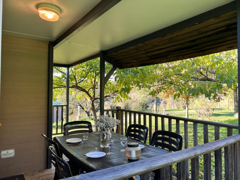 Chalet Confort Acacia -  2 Ch - 25 M² + 10 M² Terrasse Couverte