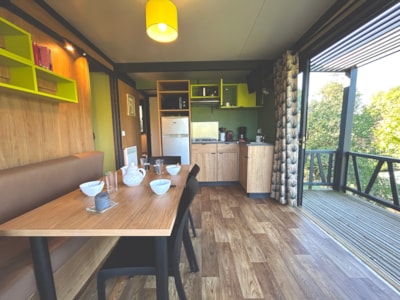 Chalet Privilège Panoramic 2 bedrooms - TV - 25 m², covered terrace 18m²