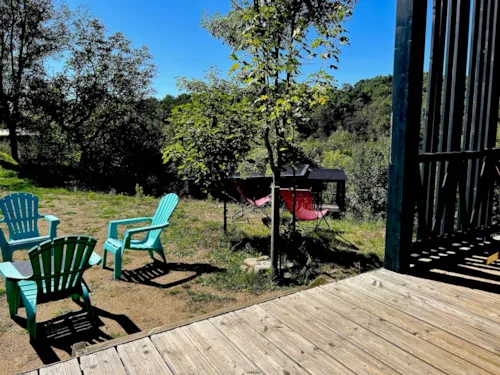 Accommodation - Chalet Privilege Grand Panoramic - 3 Bedrooms - Tv - 33M², Covered Terrace Of 14M² - image n°2 - Ushuaïa Villages - Camping l'Oasis *****