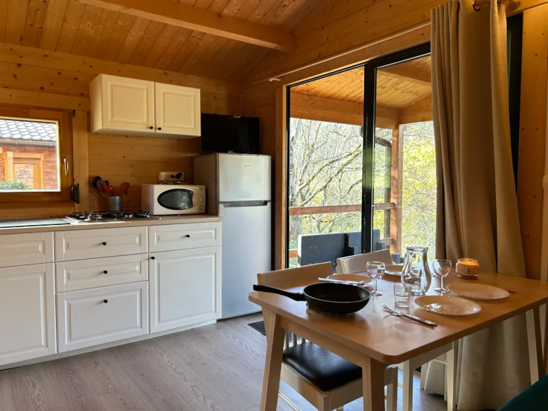 Chalet Privilège Green Cottage - 2 Ch - Tv - 25 M² - Confort + Terrasse Couverte 15M²