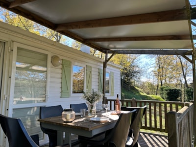 Mobile-home Confort Titania - 2 bedrooms - 25m² + 10m² covered terrace