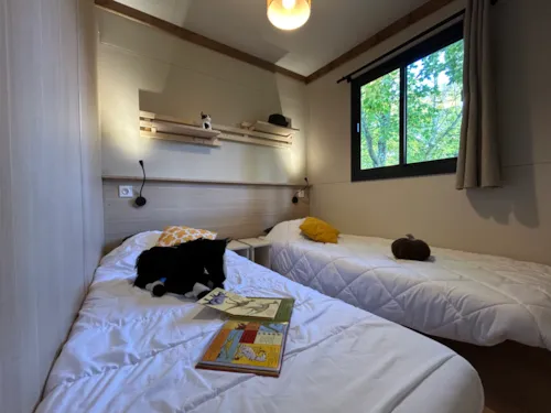 Accommodation - Chalet Privilege Marsanne - 3 Bedrooms - Tv - 35M², Covered Terrace Of 17M² - image n°9 - Ushuaïa Villages - Camping l'Oasis *****