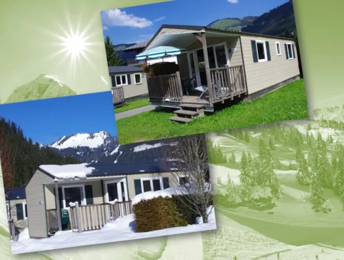 Location - Mobil-Home / 25M² - 2 Chambres - image n°1 - Camping - Caravaneige L'Oustalet