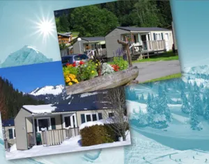 Locatif - Mobil-home 5P / 25m² - 2 chambres - Camping - Caravaneige L'Oustalet