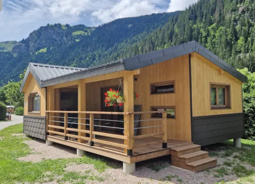 Location - Chalet "Le Bouquetin" / 35M² - image n°1 - Camping - Caravaneige L'Oustalet