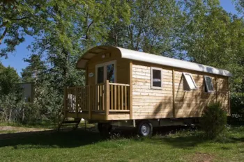Mietunterkunft - Roulotte 21M² - Camping Les Pêcheurs