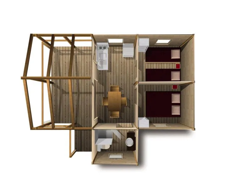 Cabane Pilotis 22M²