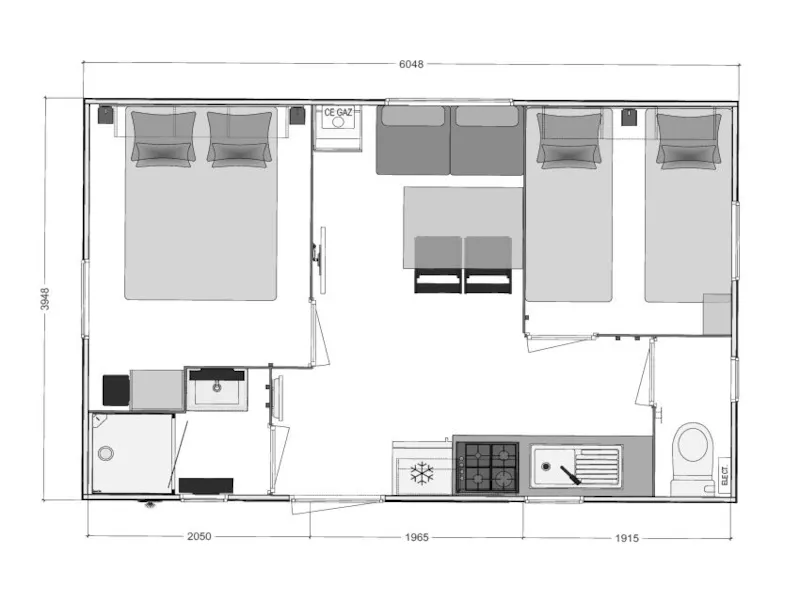 Bikini 23M² - Climatisé