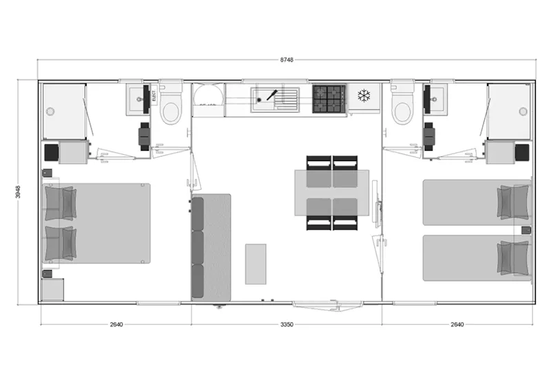 Cottage Premium 33 M² - Climatisé