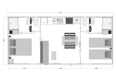 Cottage Premium 33 m² - air conditionning