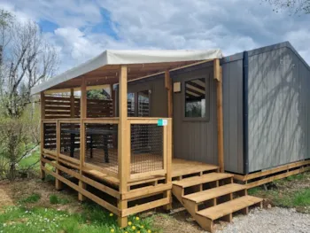 Huuraccommodatie(s) - Cottage Bora 20M² - Airconditioning - Camping Les Pêcheurs